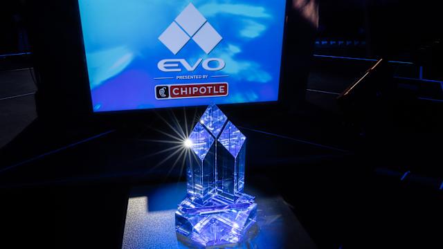 A look at one of the coveted Evo trophies